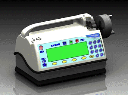 Image: The Medfusion 4000 syringe infusion pump (photo courtesy Smiths Medical).